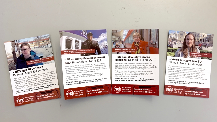 Folder til vervekampanjen