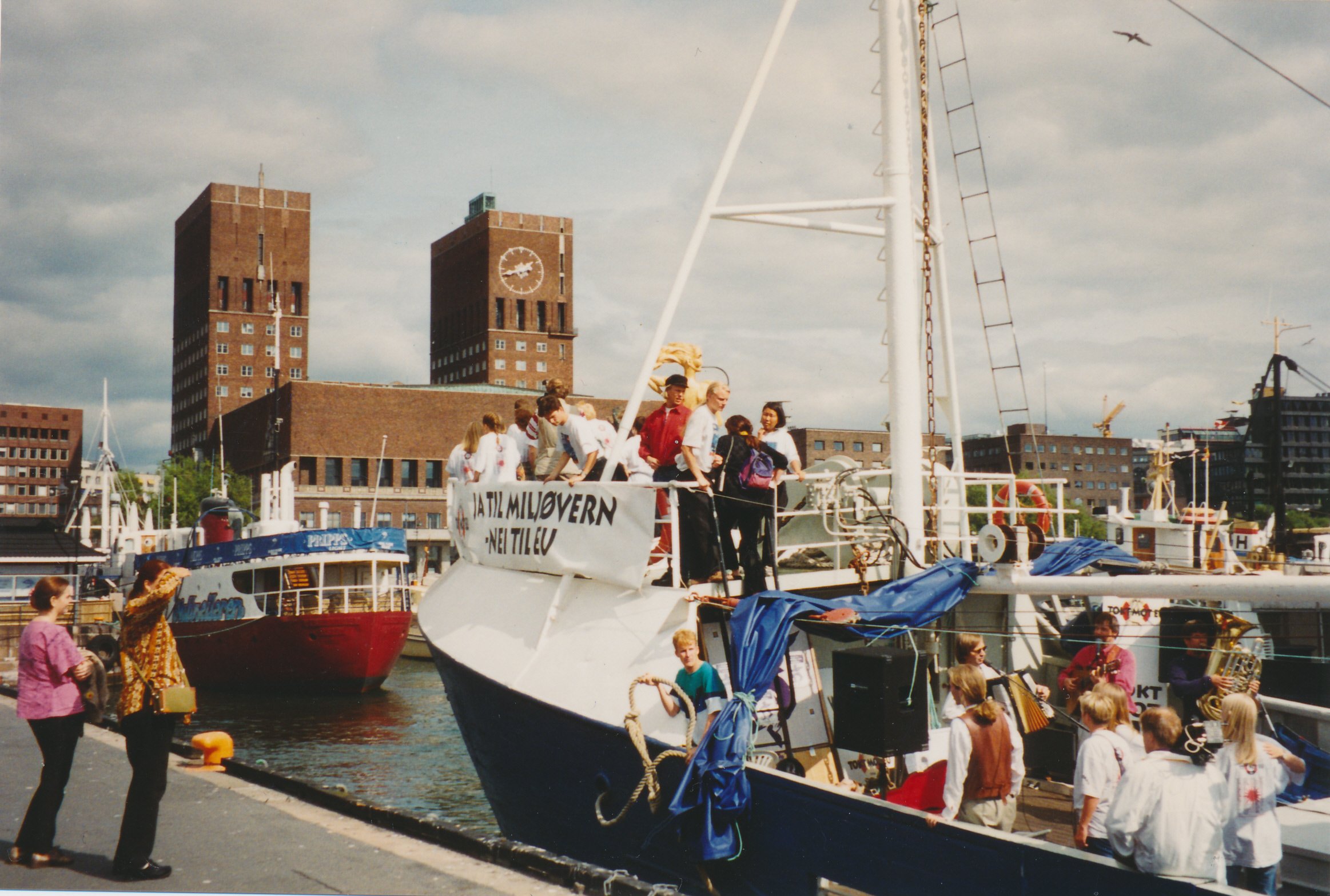 1994-08-19 Tokt mot EU3 Foto Ida Holter