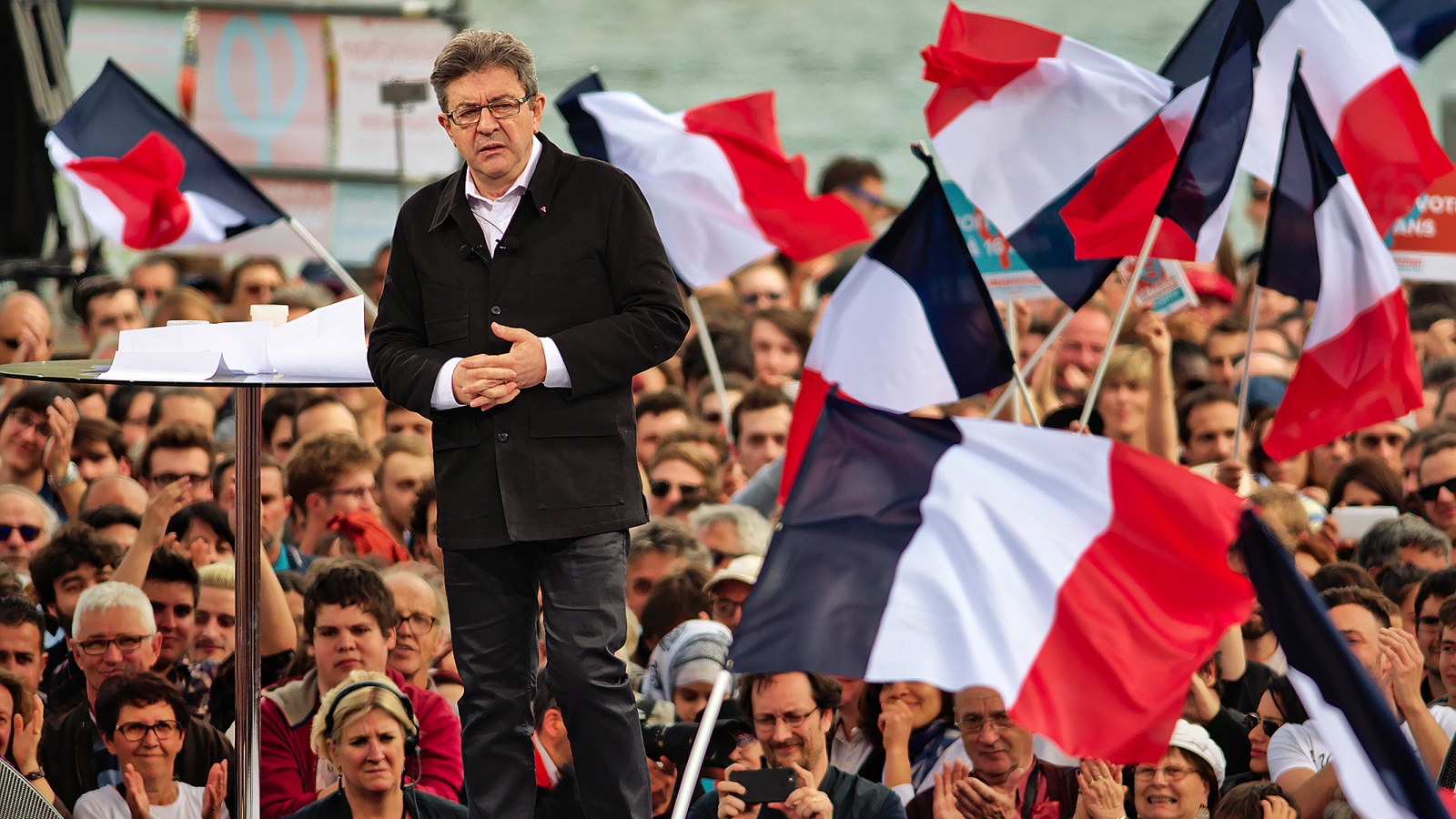 Jean-Luc Mélenchon, kandidat for partiet La France insoumise.