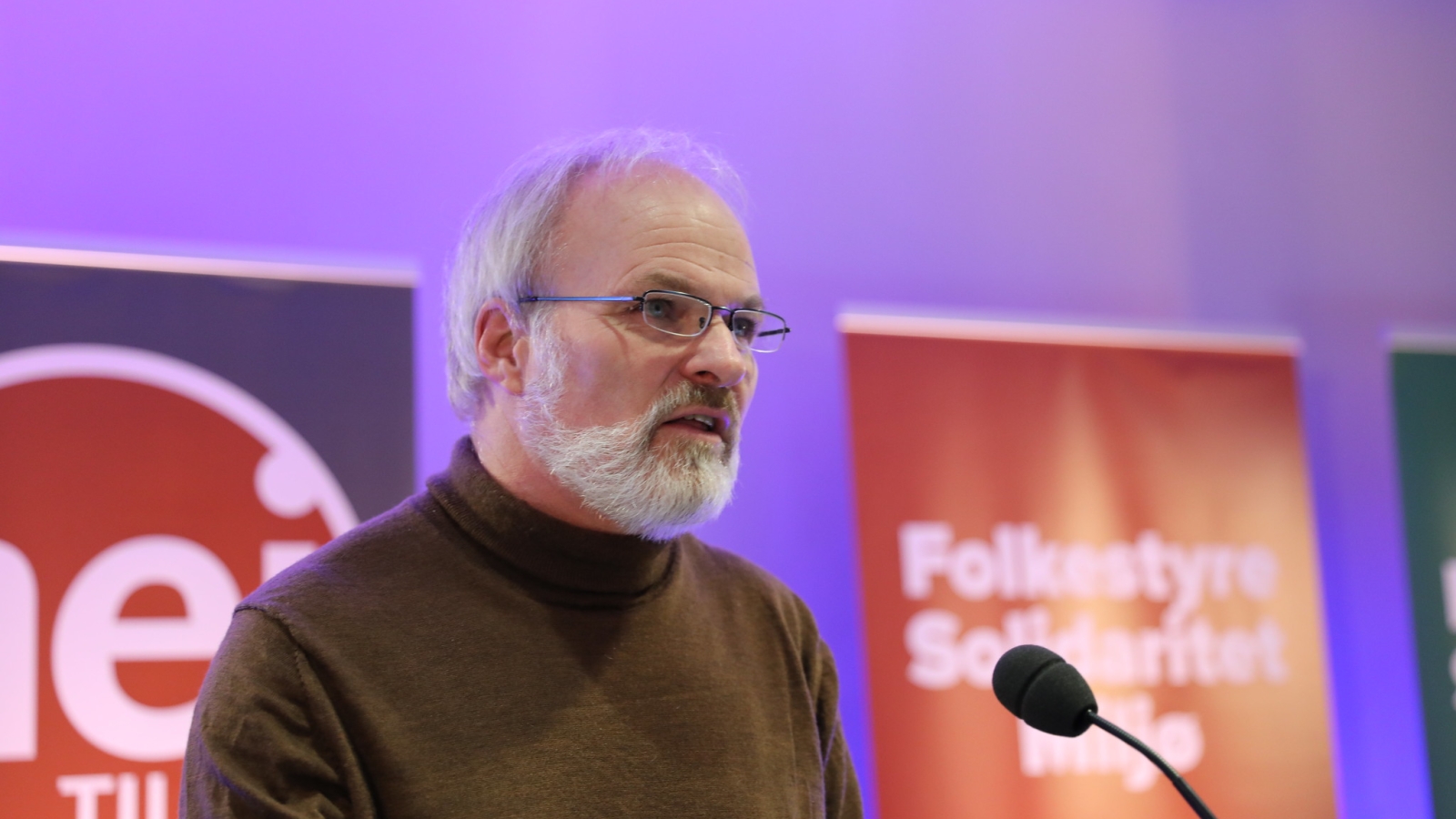 Einar Frogner på Nei til EUs landsmøte i 2020. 