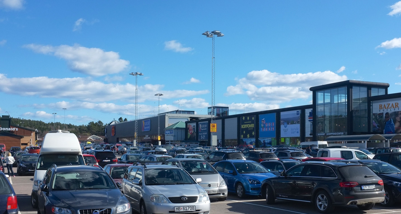 Nordby Shoppingcenter i Sverige. Illustrasjonsfoto: Kjetil Ree