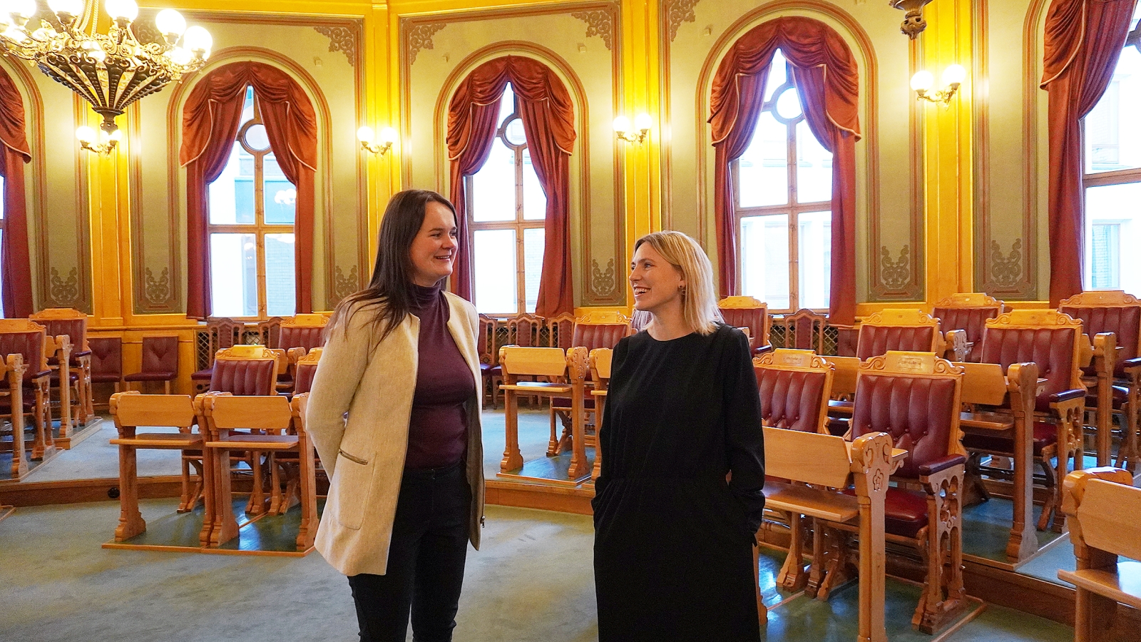 Standpunkt har snakket med Sofie Marhaug og Marit Knutsdatter Strand, som sitter på Stortinget for Rødt og
Senterpartiet.