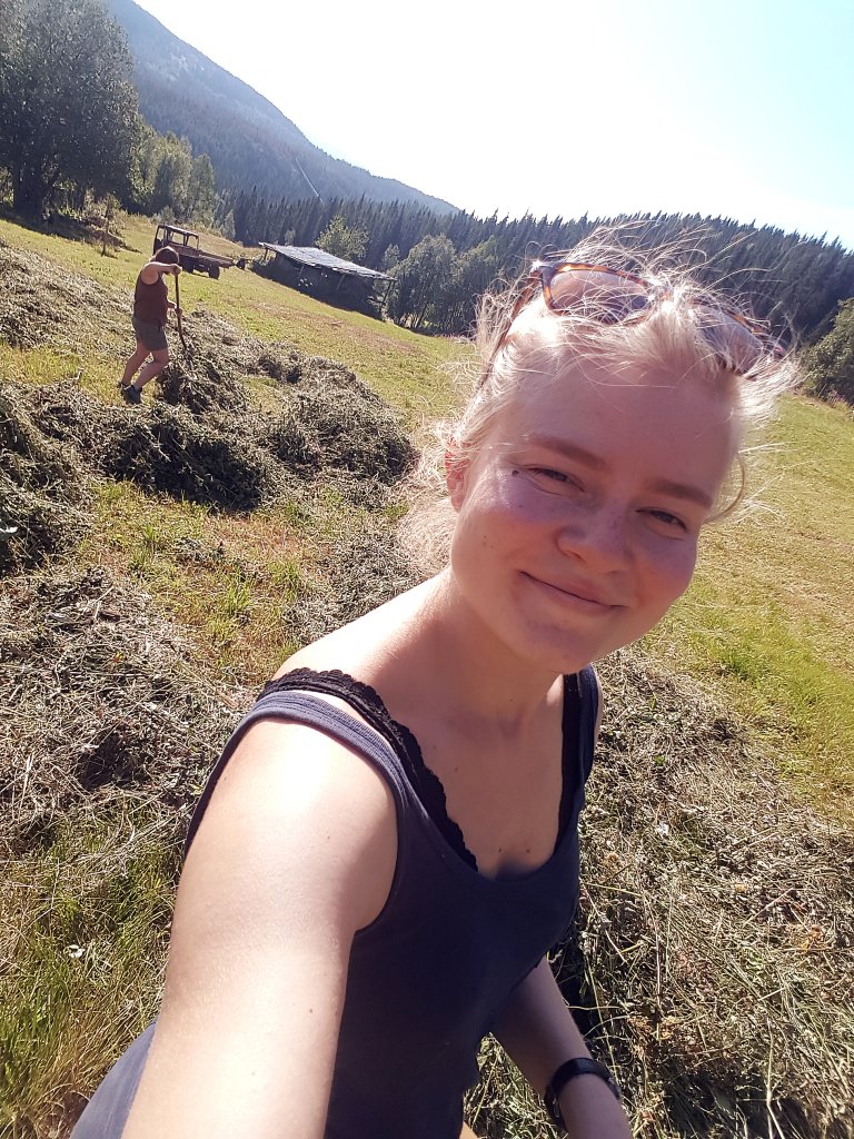 12 Grønt spatak Ida Lovise selfie