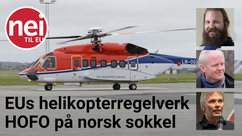 EUs helikopterregelverk HOFO på norsk sokkel