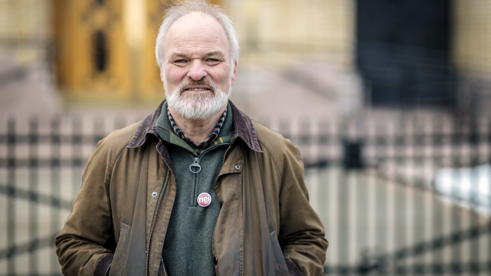 Einar Frogner, leder i Nei til EU. 