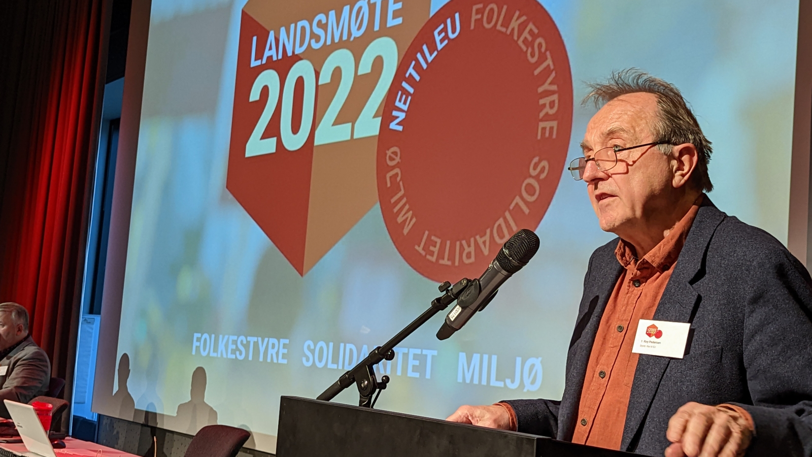 Roy Pedersen åpnet Nei til EUs landsmøte 2022. 
