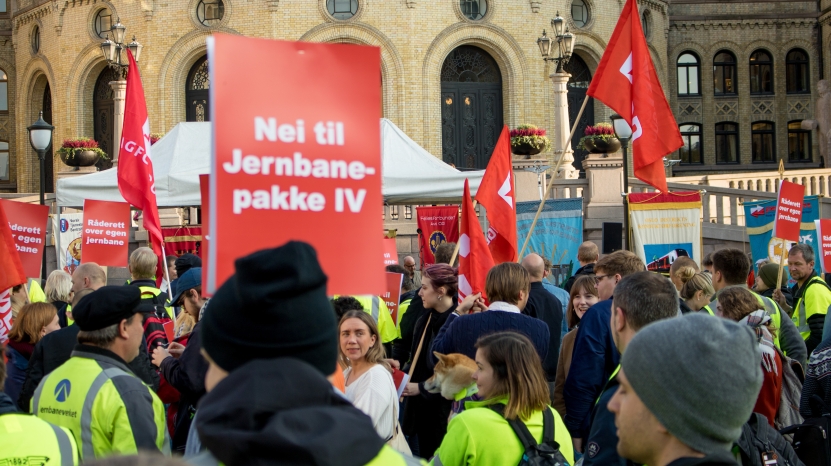 Nei til EU krever politisk kontroll over jernbanen