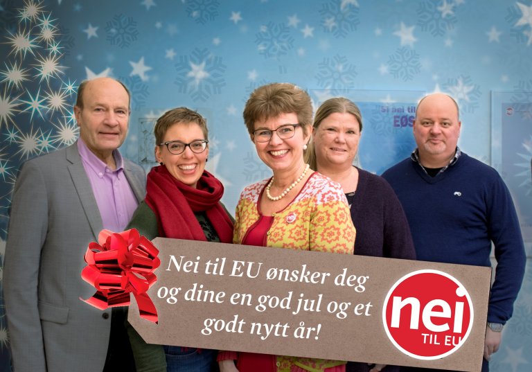 Nei til EUs arbeidsutvalg ønsker god jul og godt nytt år