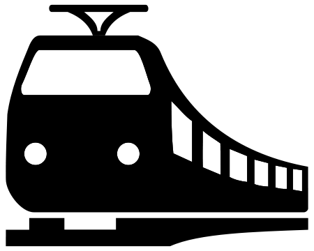 jernbane strektegning