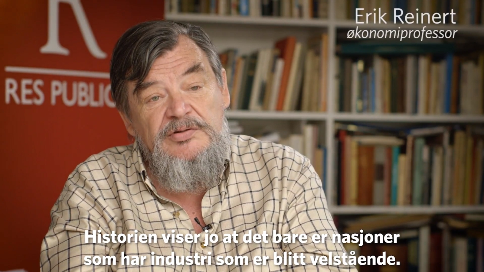 Økonom Erik Reinert