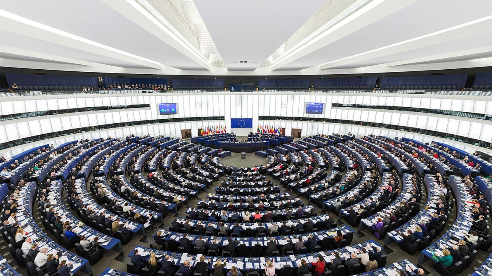 EU-parlamentet i Strasbourg. Foto fra Wikipedia.