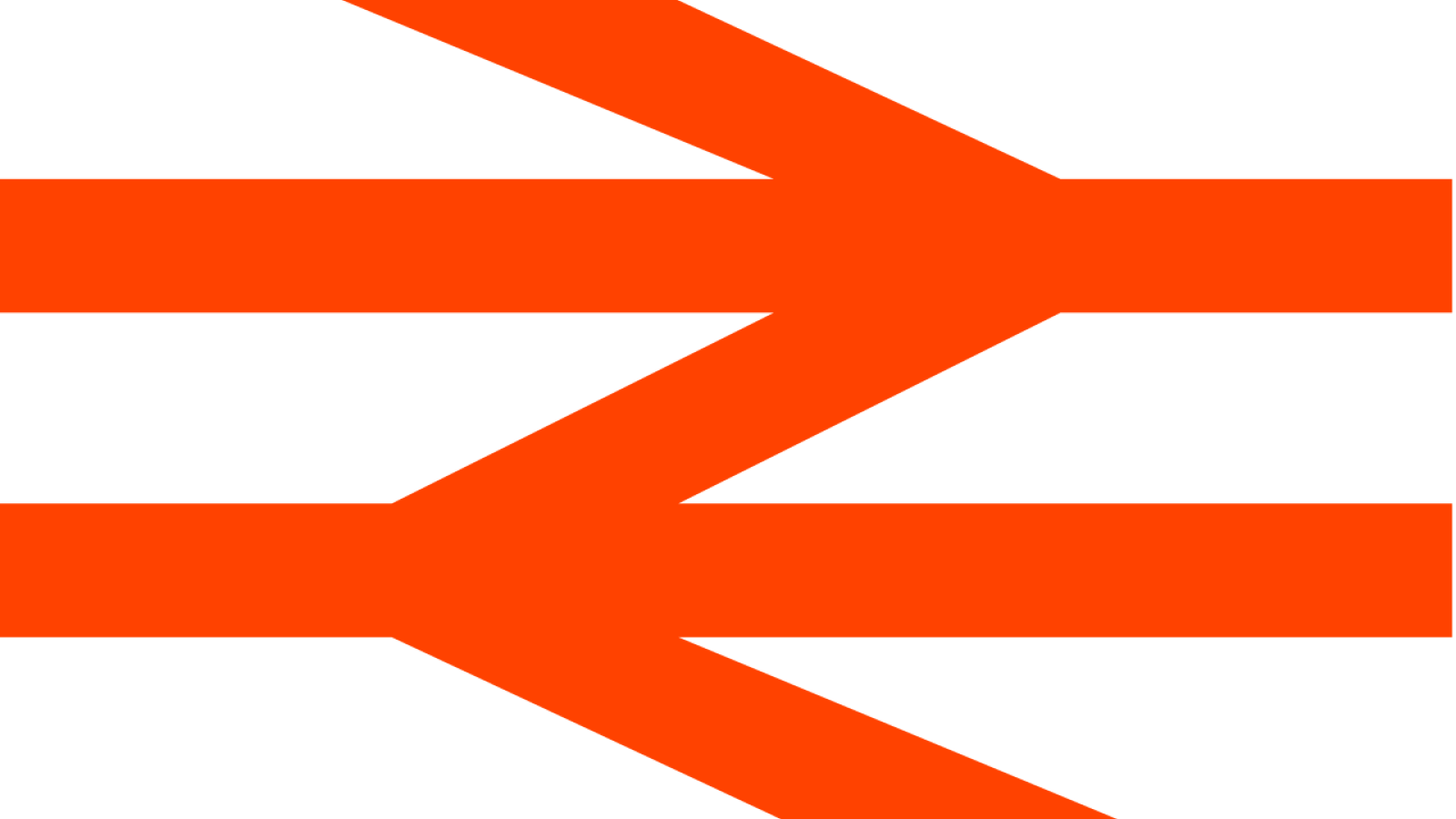 Logoen til det gamle statsselskapet British Rail.