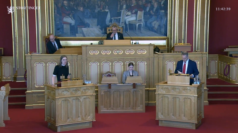 EØS-storm i spørretimen