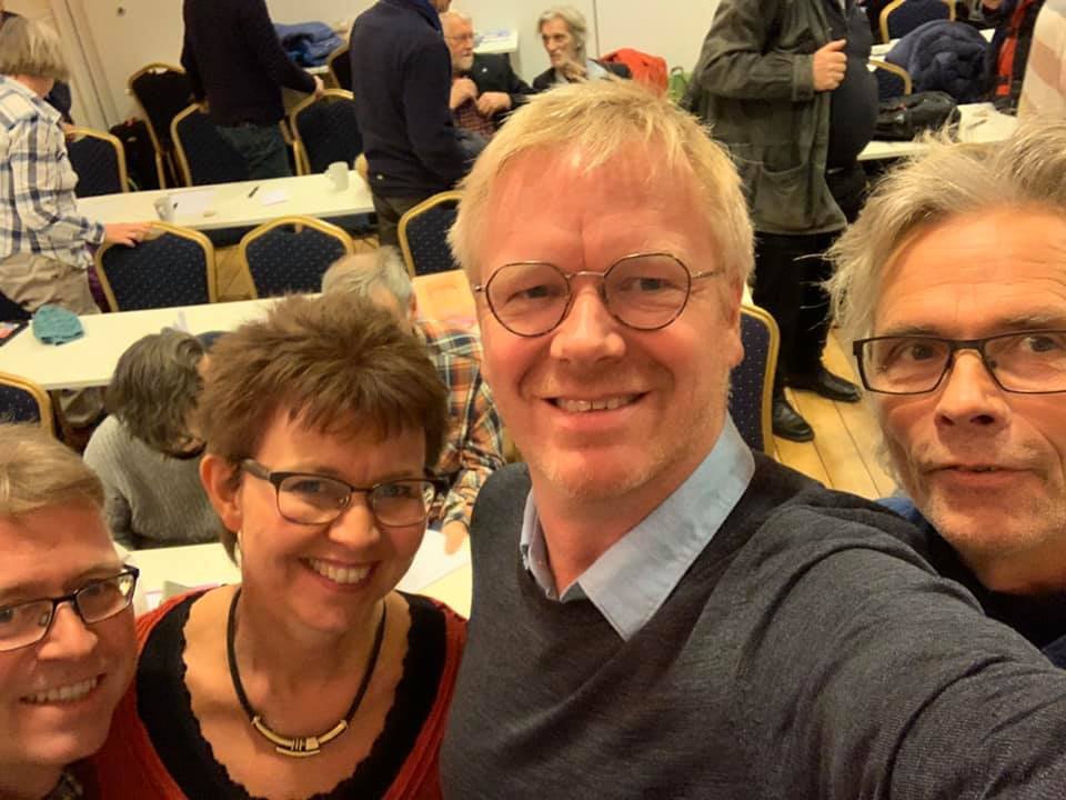 Vi sto han av Morten Skandfer fra Europabevegelsen, Stein Windfeldt fra NHO Arktis, Boye Ullmann, leder i faglig utvalg i Nei til EU og KK Foto NHO Arktis