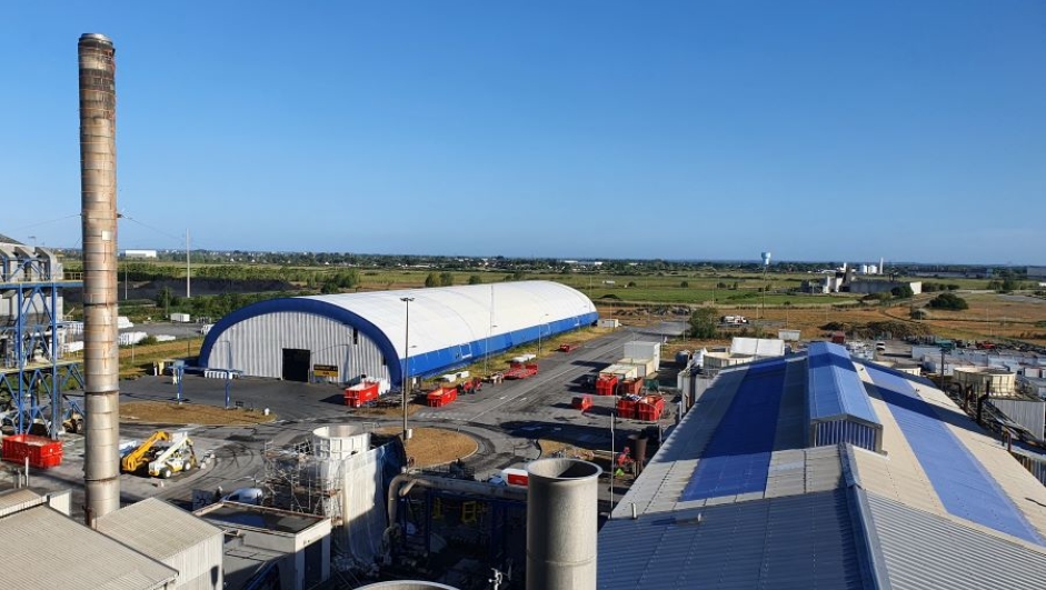 Yaras kunstgjødselfabrikk i Montoir-de-Bretagne i Frankrike.