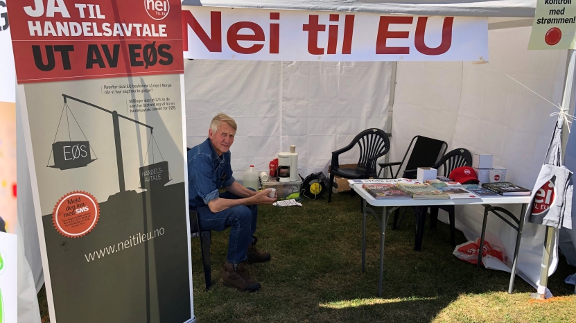 Aust-Agder Nei til EU på Landbrukets dag på Evjemoen
