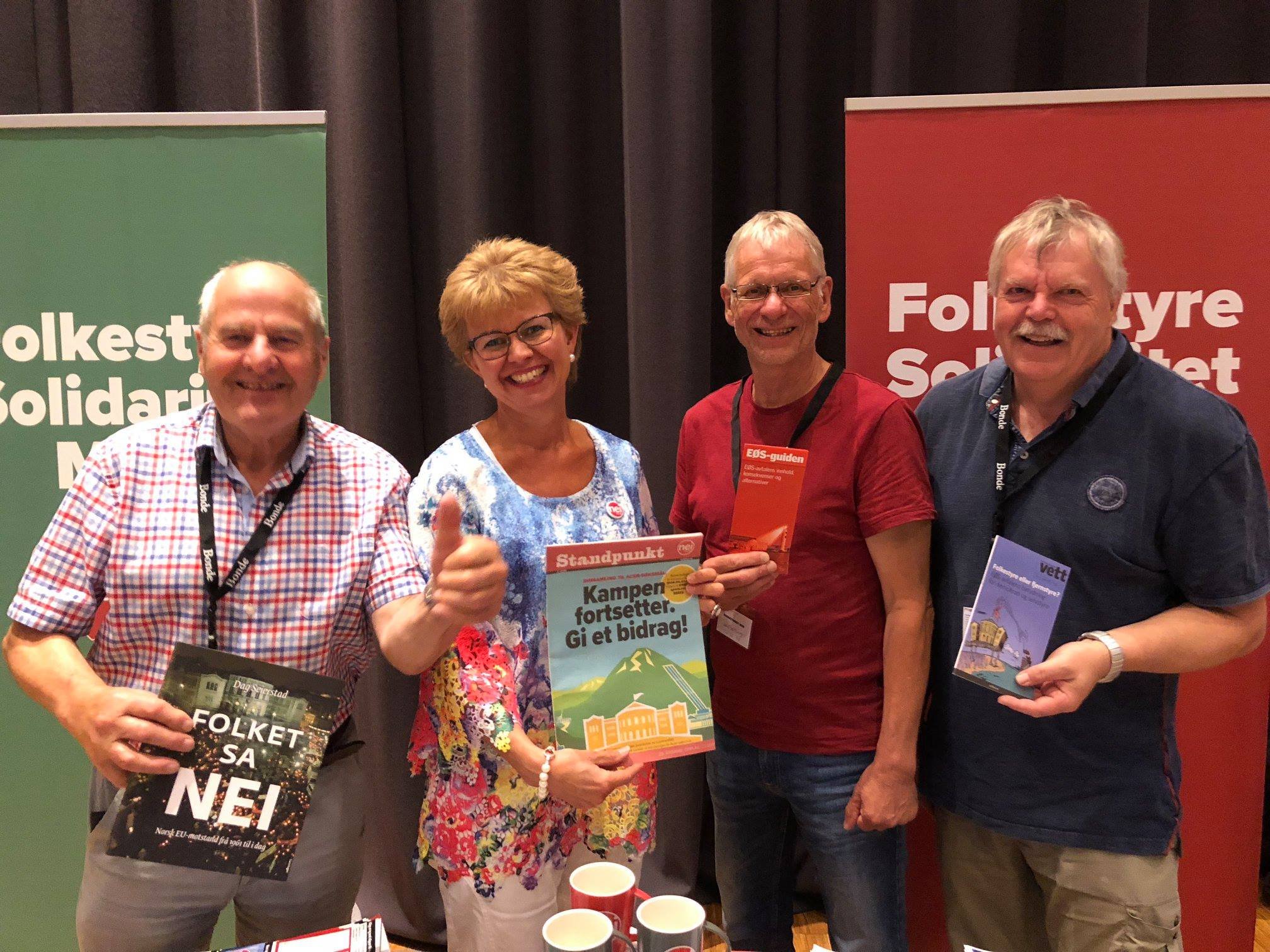 Stand på Bondelagets årsmøte 2018, dag 1