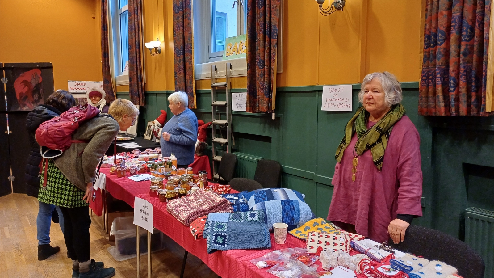 Bilde fra Oslo Nei til EUs julemarked i 2024. 