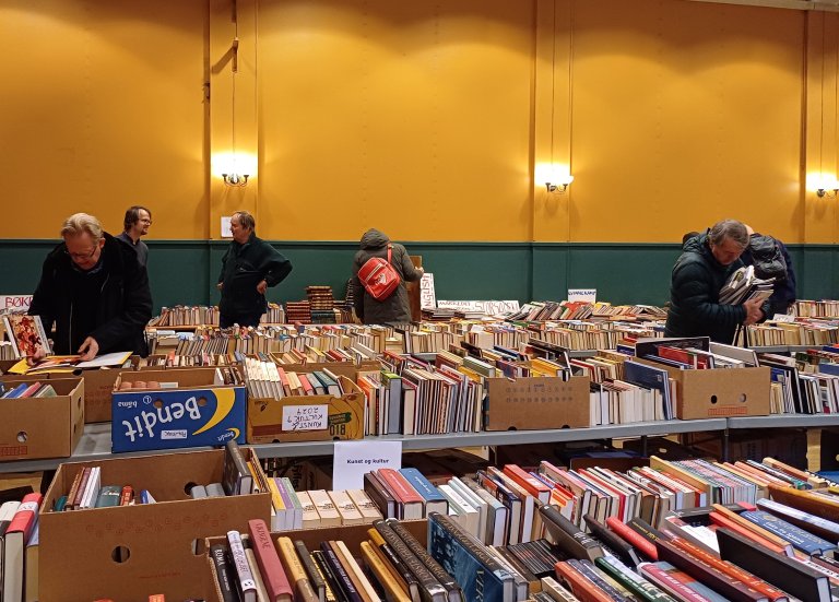 Bilde fra Oslo Nei til EUs julemarked i 2024. 