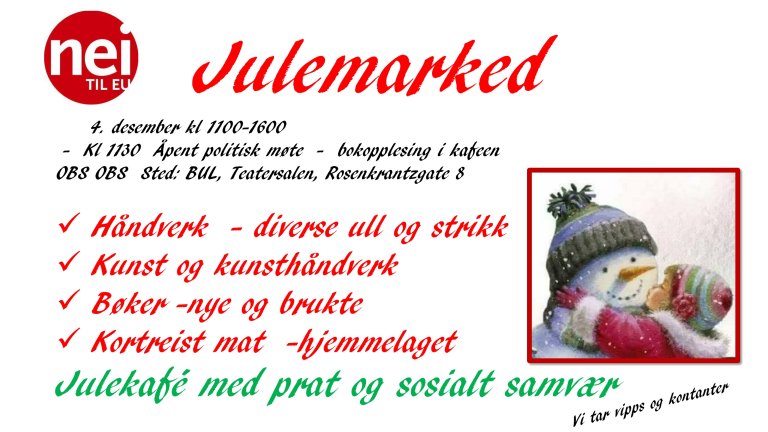 Julemarked 2021 Riktig Annonse 24.11.21