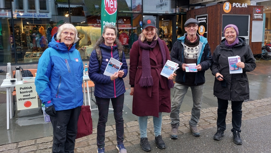Nei til EU-stand i Tromsø 24. september 2022.