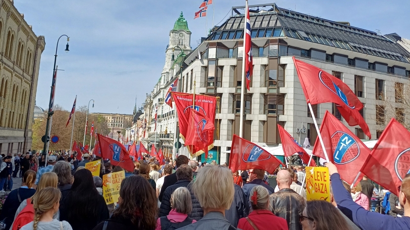 1. mai markering i Oslo 2026