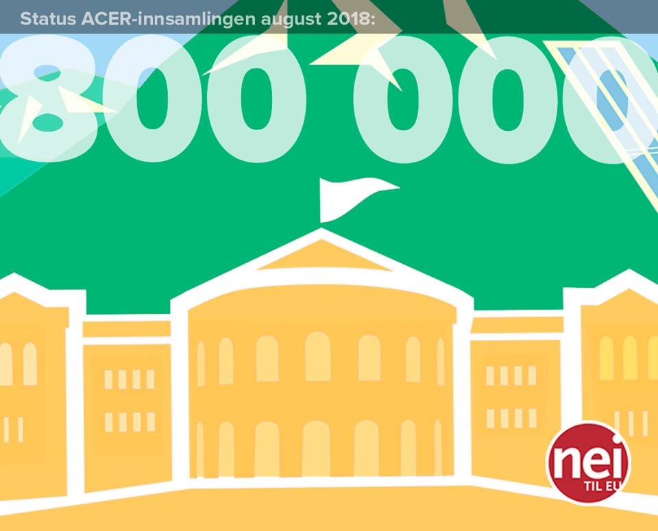 Innsamlet august 2018: 800 000 kroner!