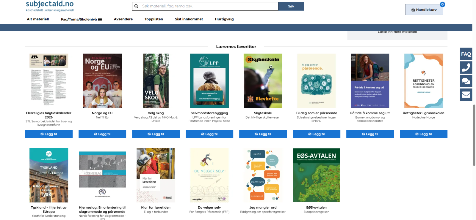 Heftig pågang: «Norge og EU» er en av lærernes favoritter