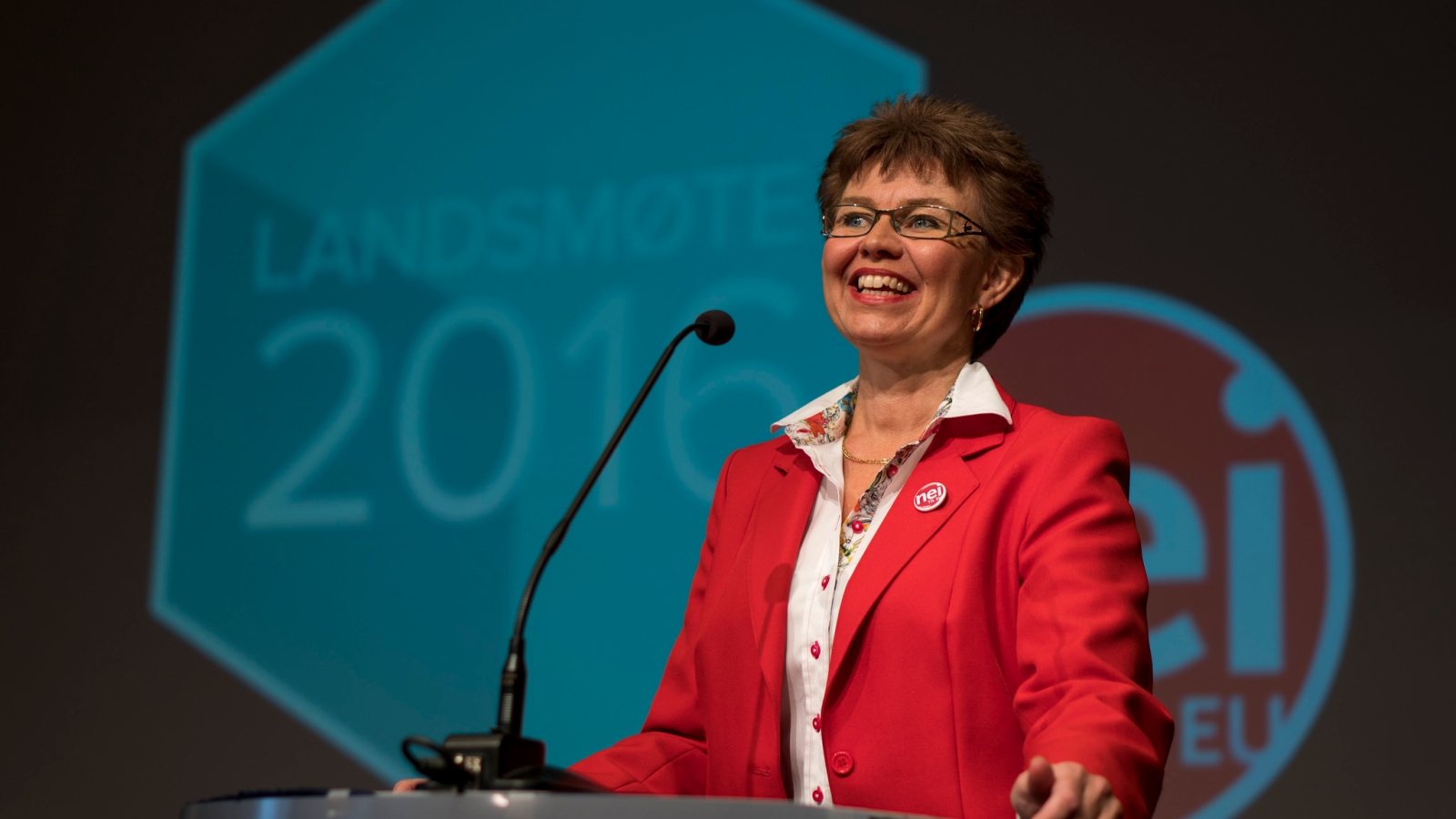 Kathrine Kleveland gjenvalgt som leder av Nei til EU