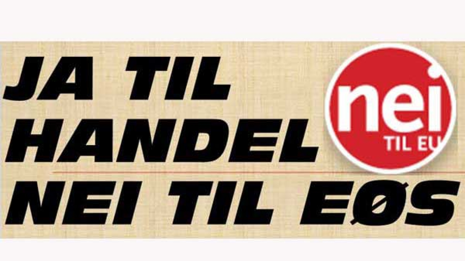 Buskerud med Nei'er på Landsmøtet