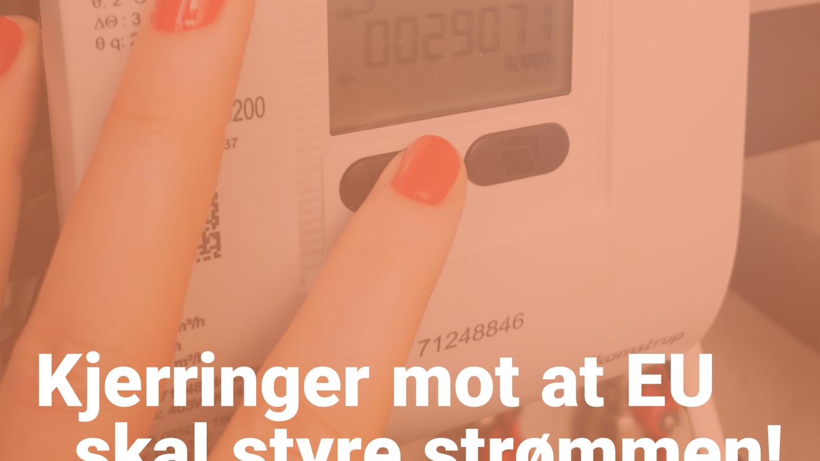 8. mars 2023: Kjerringer mot at EU skal styre strømmen