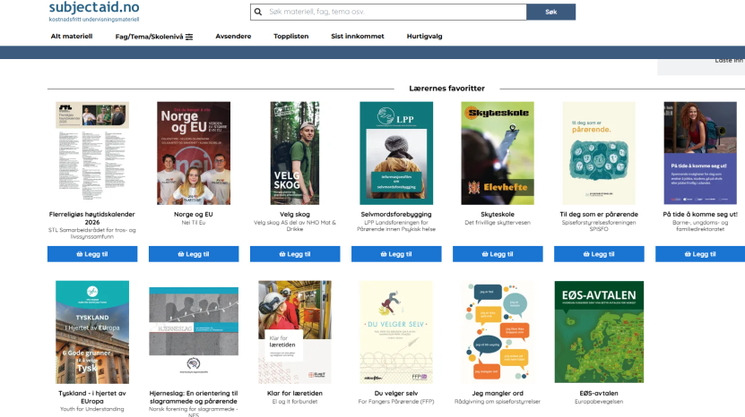 Heftig pågang: «Norge og EU» er en av lærernes favoritter